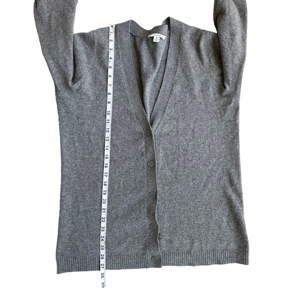 Isaac Mizrahi Live Women's Grey 100% Cashmere Button‎ Down Cardigan Size M - Picture 9 of 9